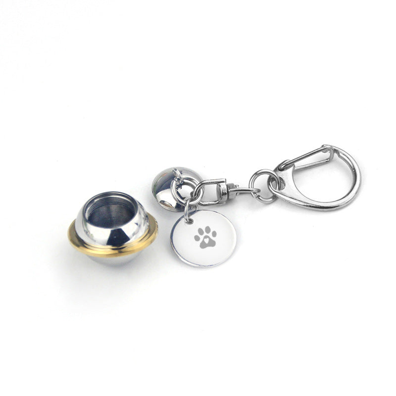 Cremation Cylindrical Urn Planet Keychain -K029