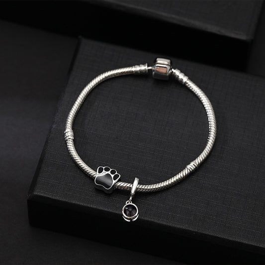 Personalized Photo Projection Bracelet Dog Paw - P055